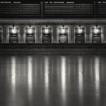 Ticket Counters, Grand Central Station, New York, 2000 7.75 x 8 inches edition of 45 toned silver print