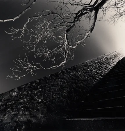 Night Steps, Mont St. Michel, 2004 7.75 x 7.75 inches edition of 45 toned silver print