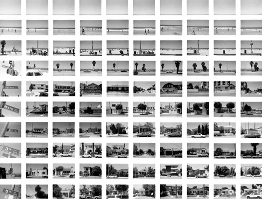 SV003-80 Along Ocean Park Blvd, Looking West, 1980 from the series Sequential Views 20 x 24 inches vintage silver print