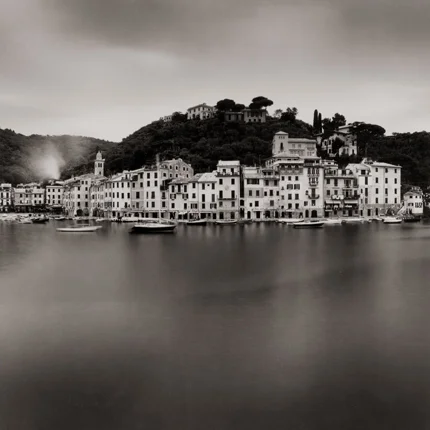 Early Morning, Portofino, Italy, 2003 7.75 x 7.75 inches edition of 45 toned silver print