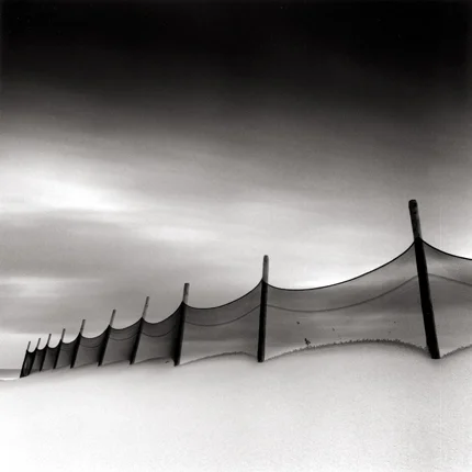 Windswept Beach, Calais, France, 1999 7.5 x 7.5 inches edition of 45 toned silver print