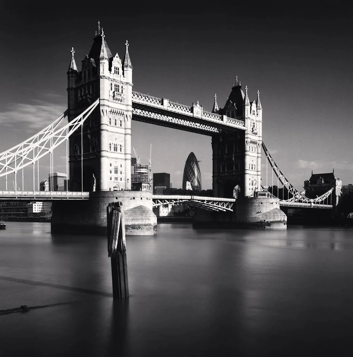 VISIT TODAY 12-5PM! Michael Kenna shares, &ldquo;Bridge structures are usually geometric and stationary with straight lines, verticals, horizontals and other angular constructs. The universe is constantly moving, flowing organic, uncontrollable and u