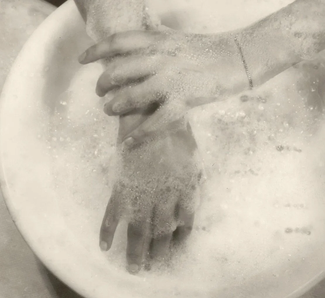 ringl+pit&rsquo;s photographs challenged conventional advertising norms through striking, surreal, and meticulously composed images.

ringl+pit is on view in person or online through December 6, 2025 in Chelsea, New York.

Soapsuds, 1931
Silver print