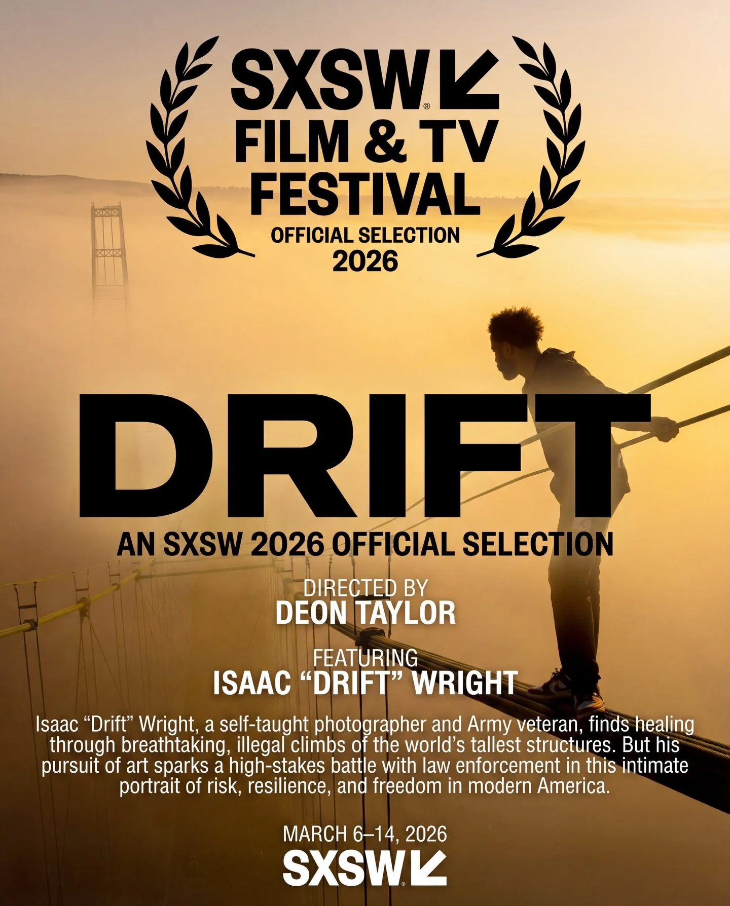 We are very pleased and proud to announce that Drift&rsquo;s documentary film will be shown at this year&rsquo;s SXSW Film &amp; TV Festival!

Drift
And When We Die It Will Feel Like This, 2023
Archival pigment print