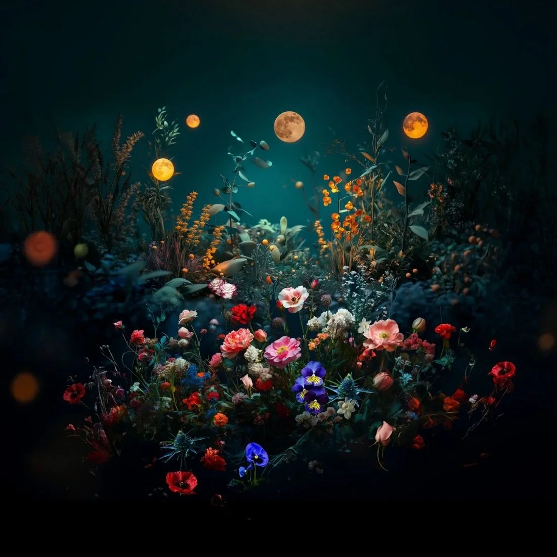 Through subtle reflections, multiple moons, and an abundance of flora, Night Gardens: An Afterword expands on Mary Mattingly&rsquo;s sumptuous works, with an important subtext regarding our environment. Melancholy becomes a landscape, or an alchemy o