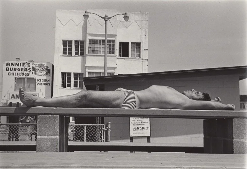 AUGUST HOURS:
The gallery will be open to the public Tuesday - Friday from 11-6 pm from August 1&ndash;14. We will be closed and available by appointment only August 15&ndash;31.

1.Ed Sievers, Untitled (man on bench), c. 1970&rsquo;s