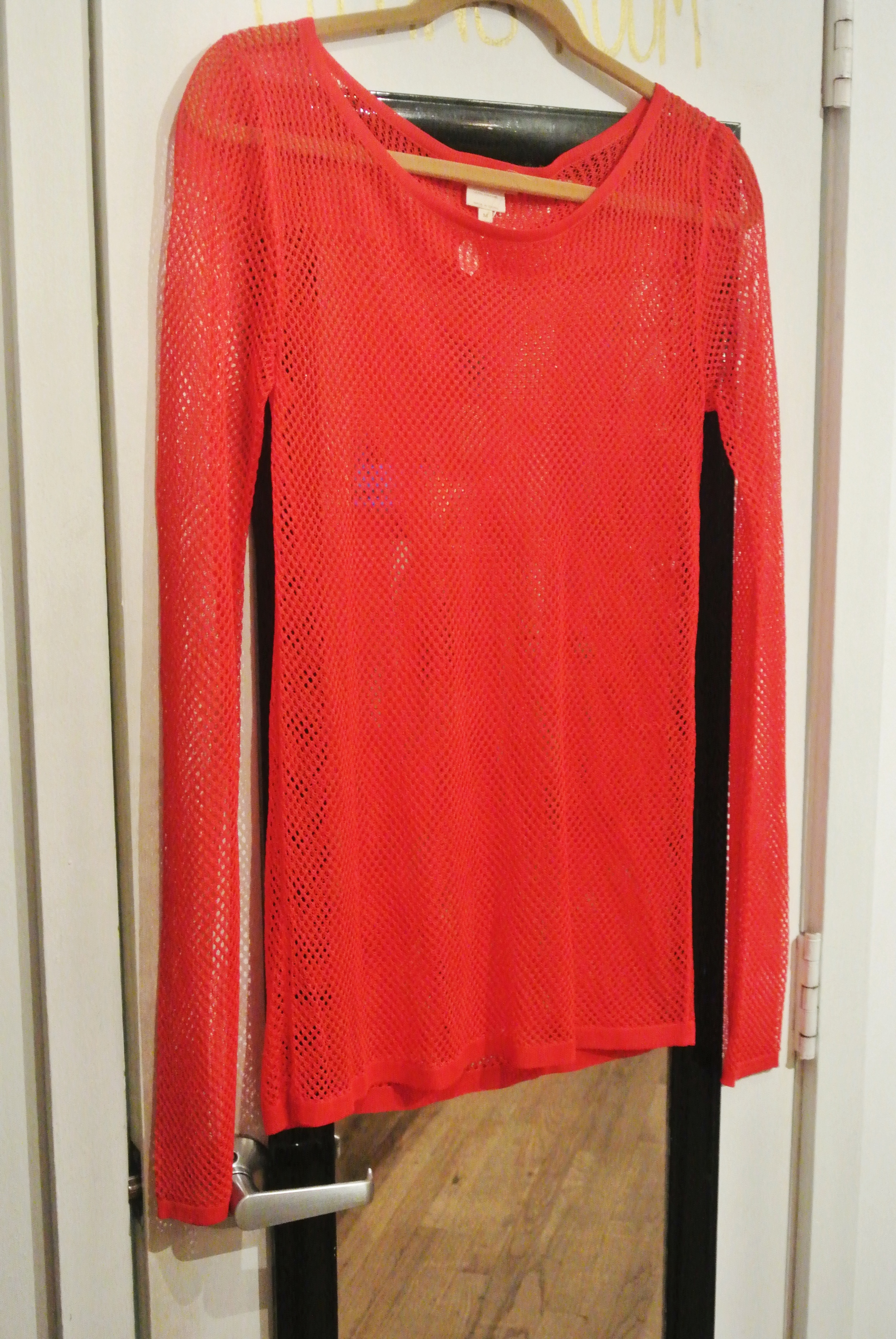 Athletic mesh top, $10
