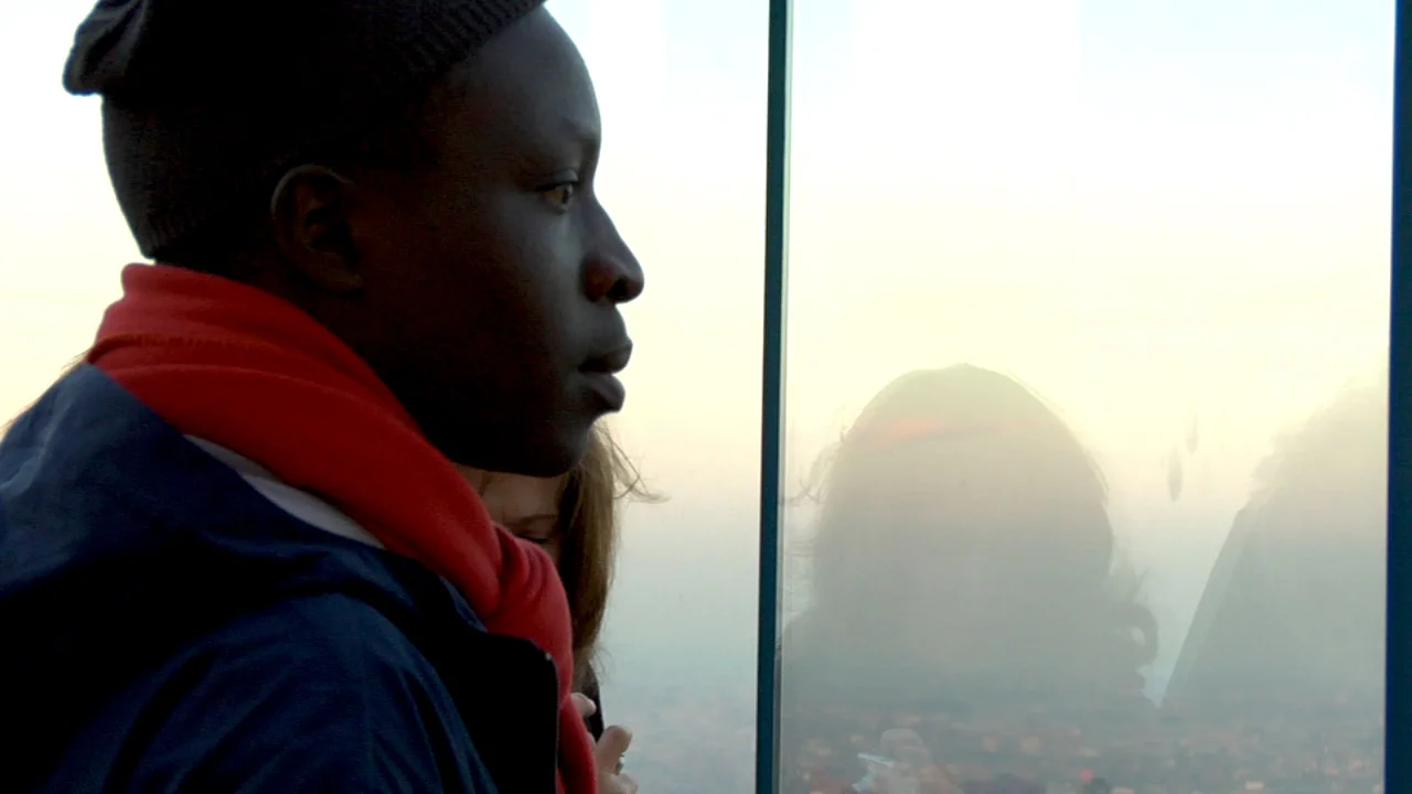 William surveys New York City from the Top of the Rock.