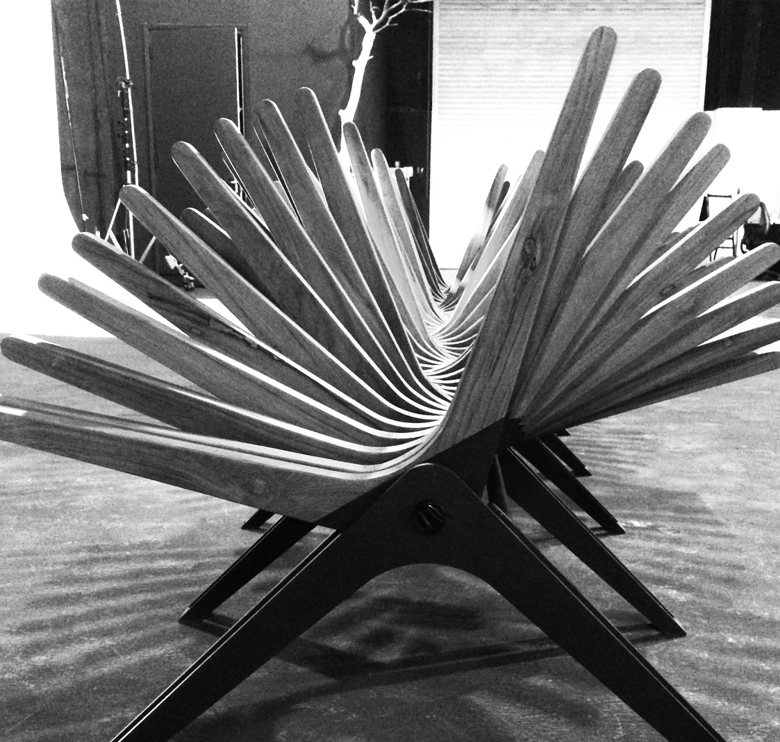 Anna Szonyi's Boomerang Bench, winner of the Urban Commissions design contest.