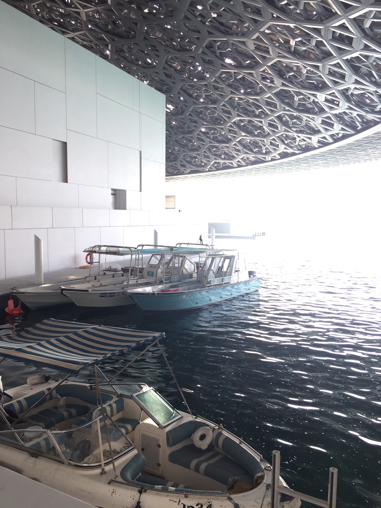 4. Fantasising what it would be like to arrive at the museum by boat.