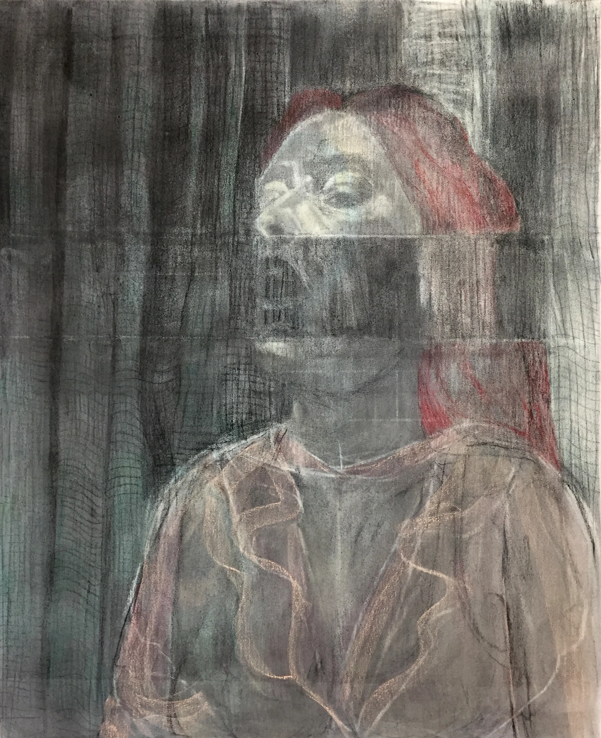 How do you dream? | Drawing on canvas 70 x 90 cm | 2018