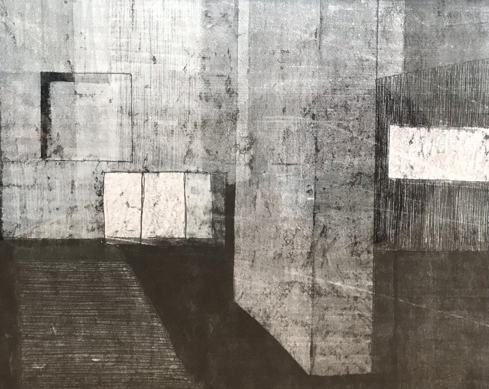 Drawing room 20 | ink on Chinese Paper | 44 x 55 cm | 2019