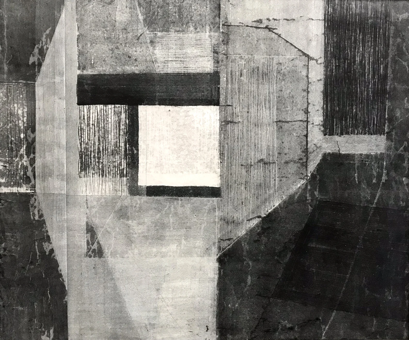 Drawing room 25 | ink on Chinese Paper | 50 x 60 cm | 2019