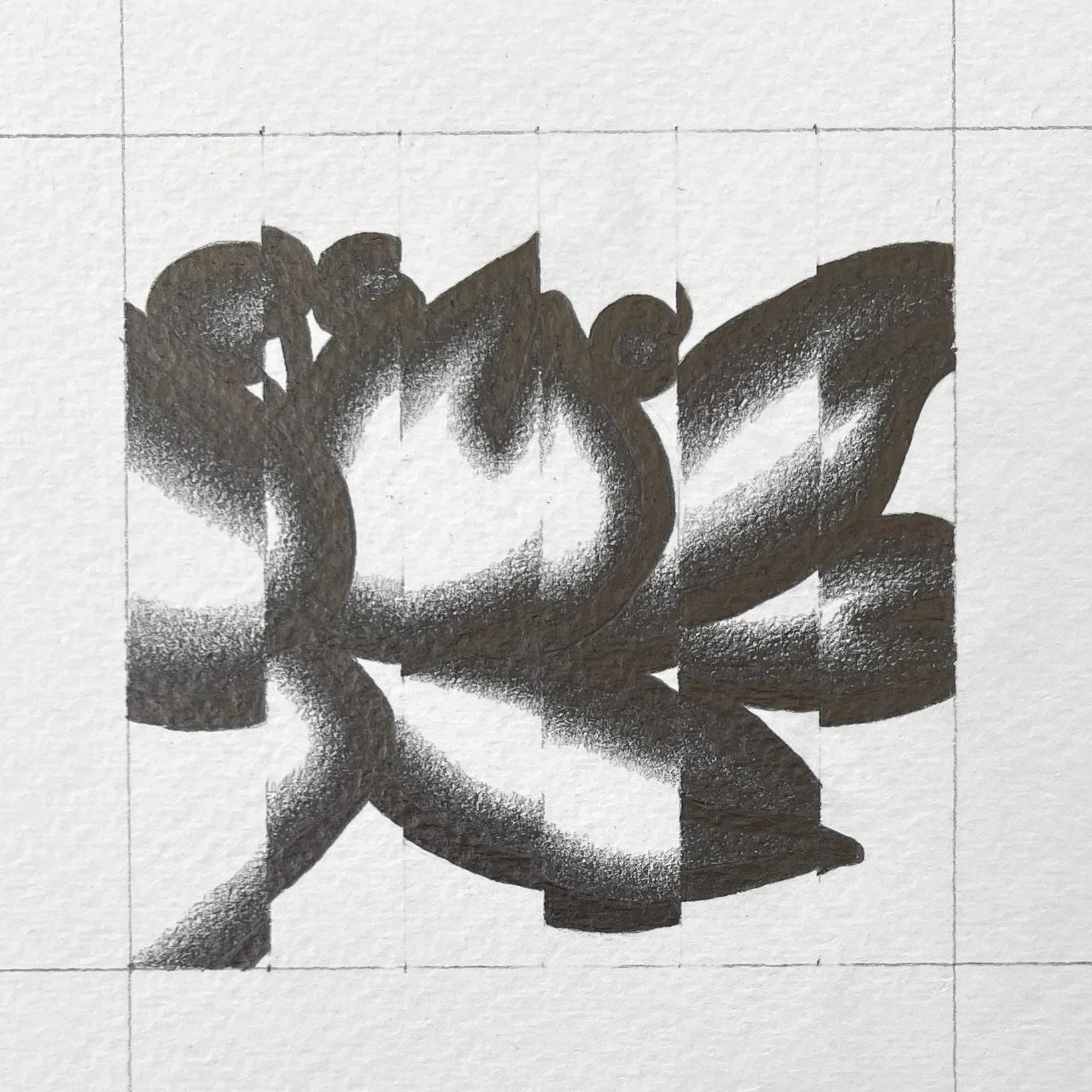 Gradient and broken shapes