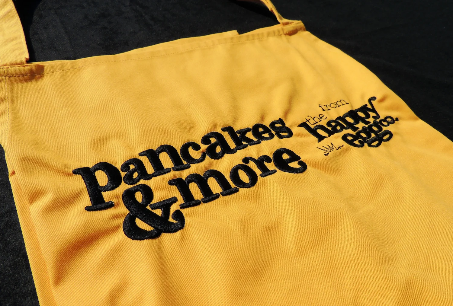 Happy Egg Embroidered Apron