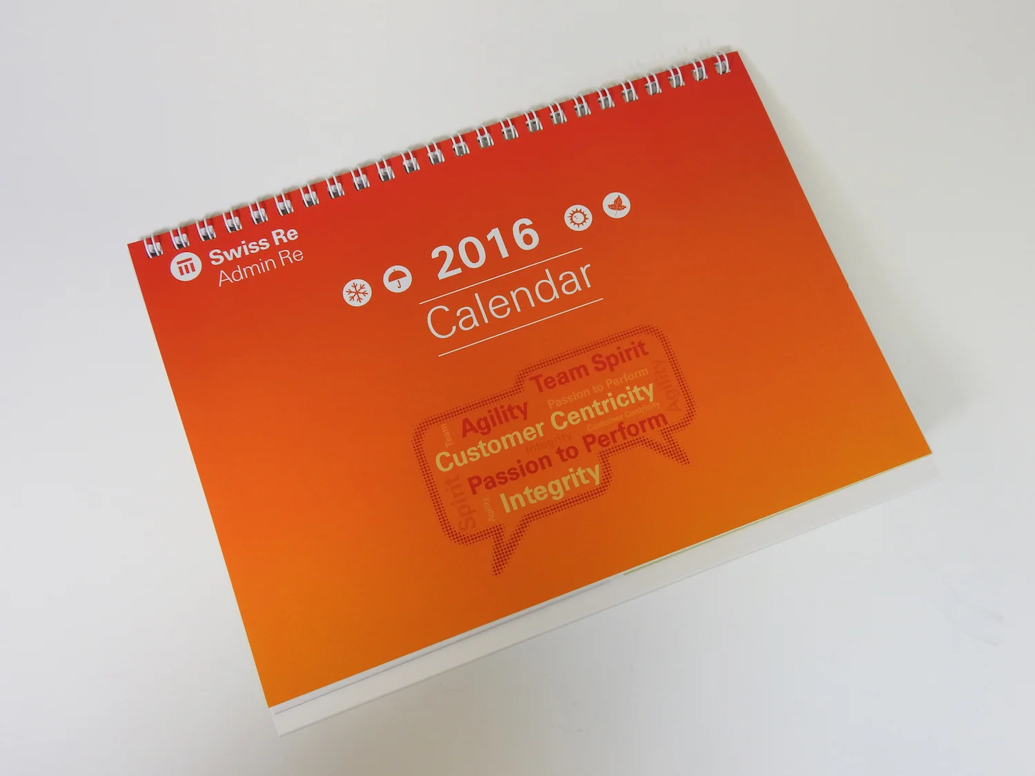 Swiss Re 2016 Calendar