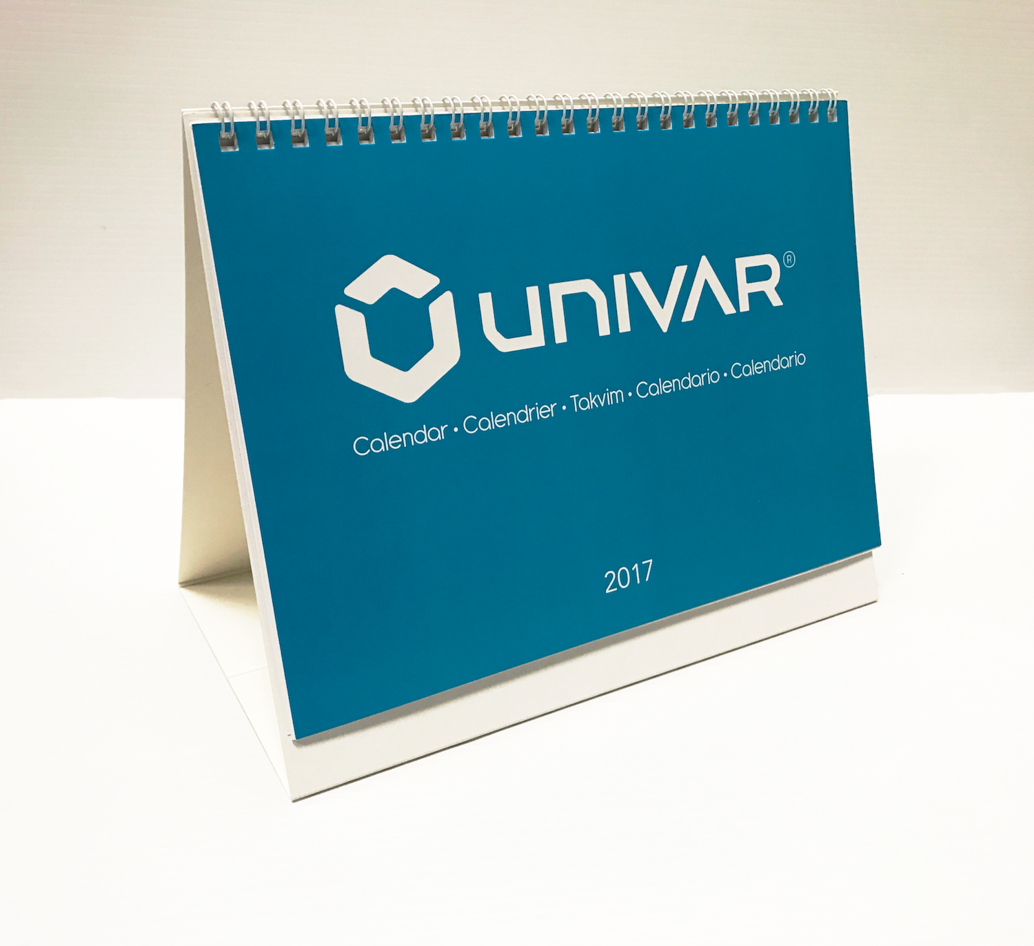 A5 Landscape Wiro Bound Calendar