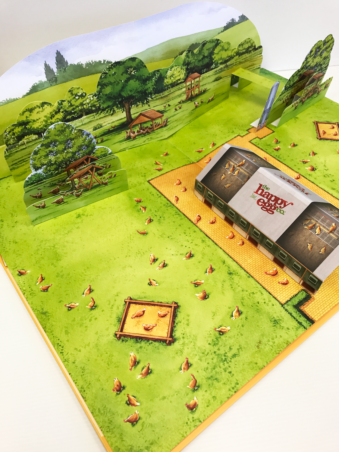 Happy Egg Pop Up Book - Inside