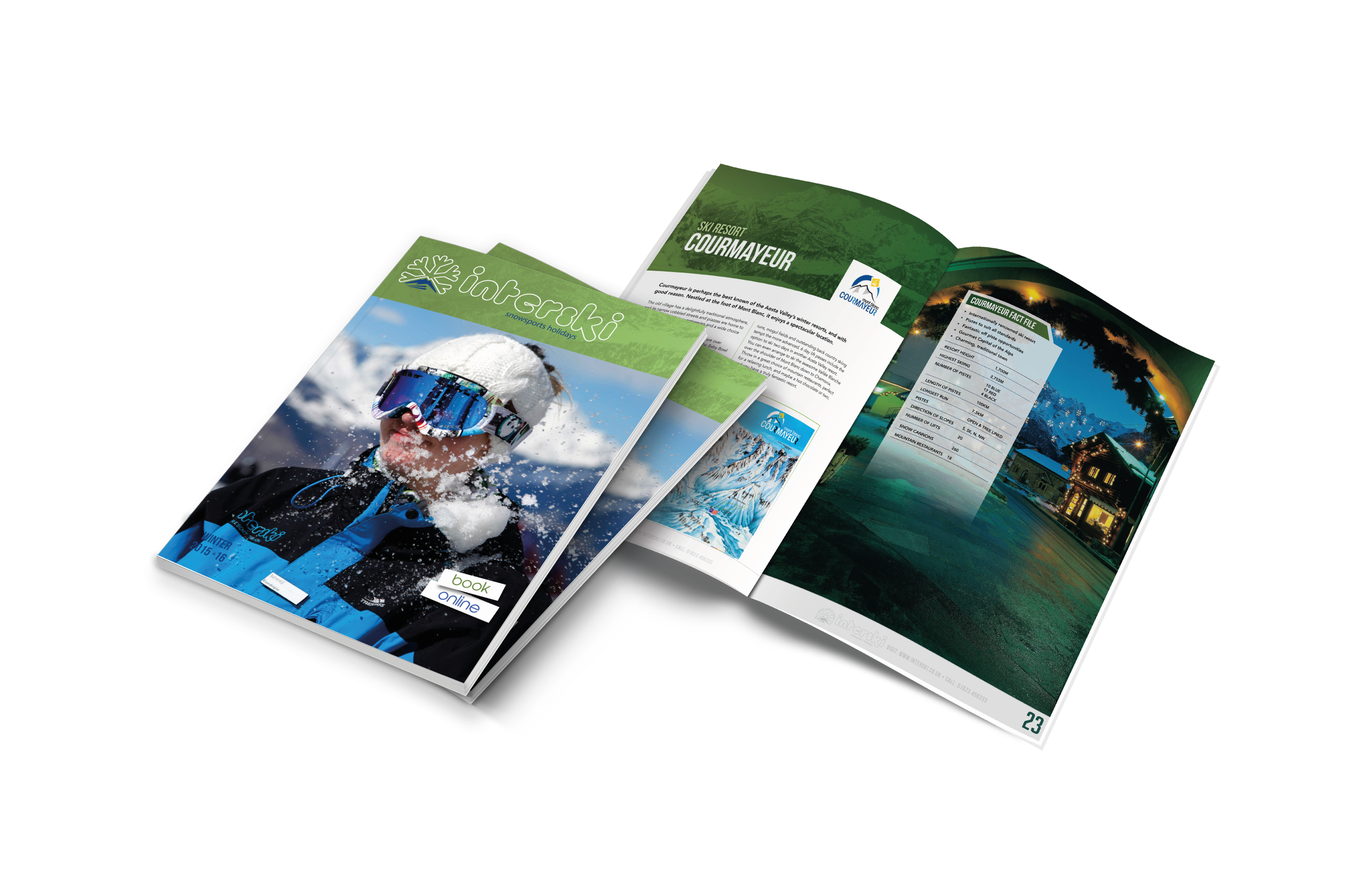 2015/16 Brochure Design for Interski, a Snowsports Holiday Company (Copy)