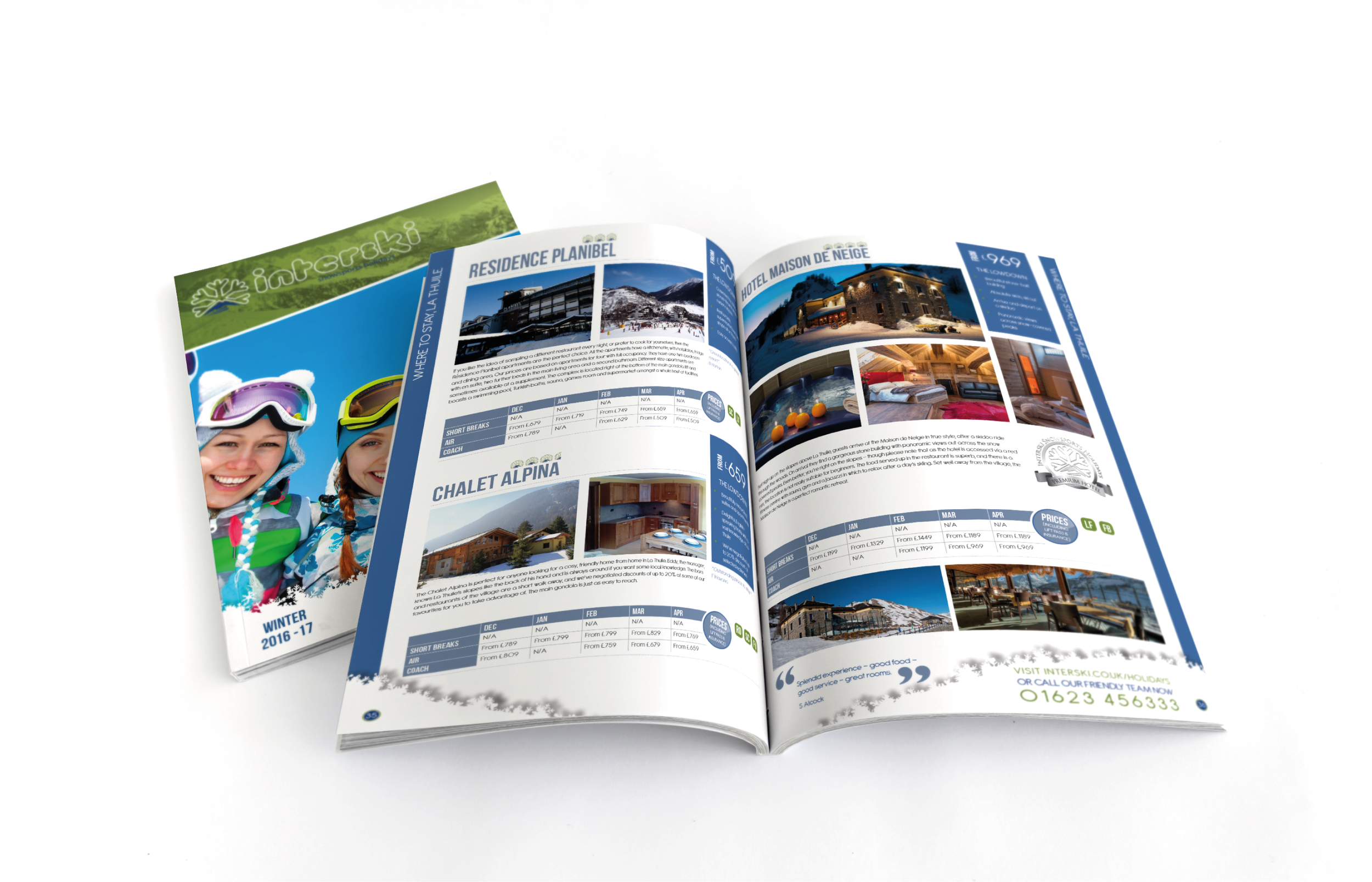 2016/17 Brochure Design for Interski, a Snowsports Holiday Company (Copy)