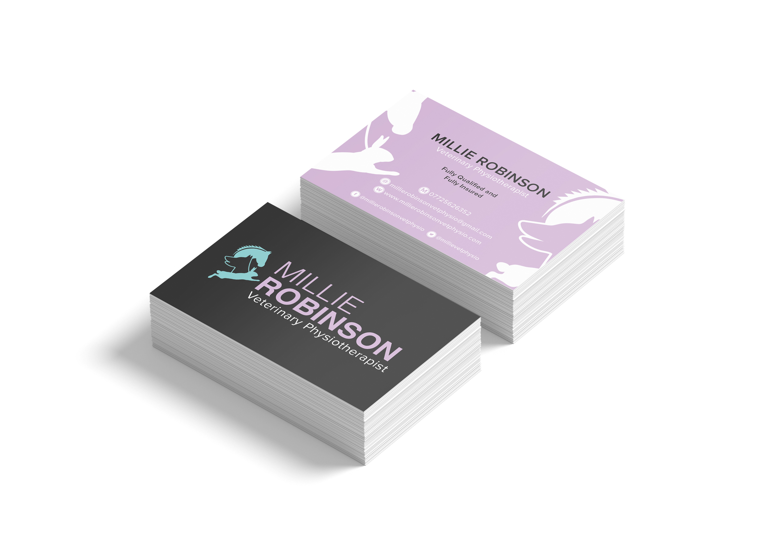 Veterinary Physiotherapist Business Card Design (Copy)