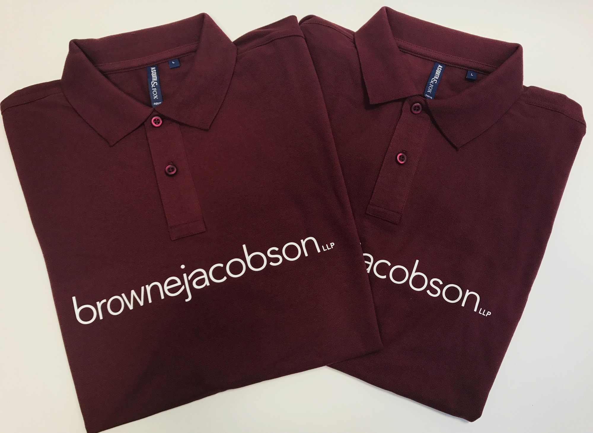 Browne Jacobson Branded Polos for the UK Corporate Games