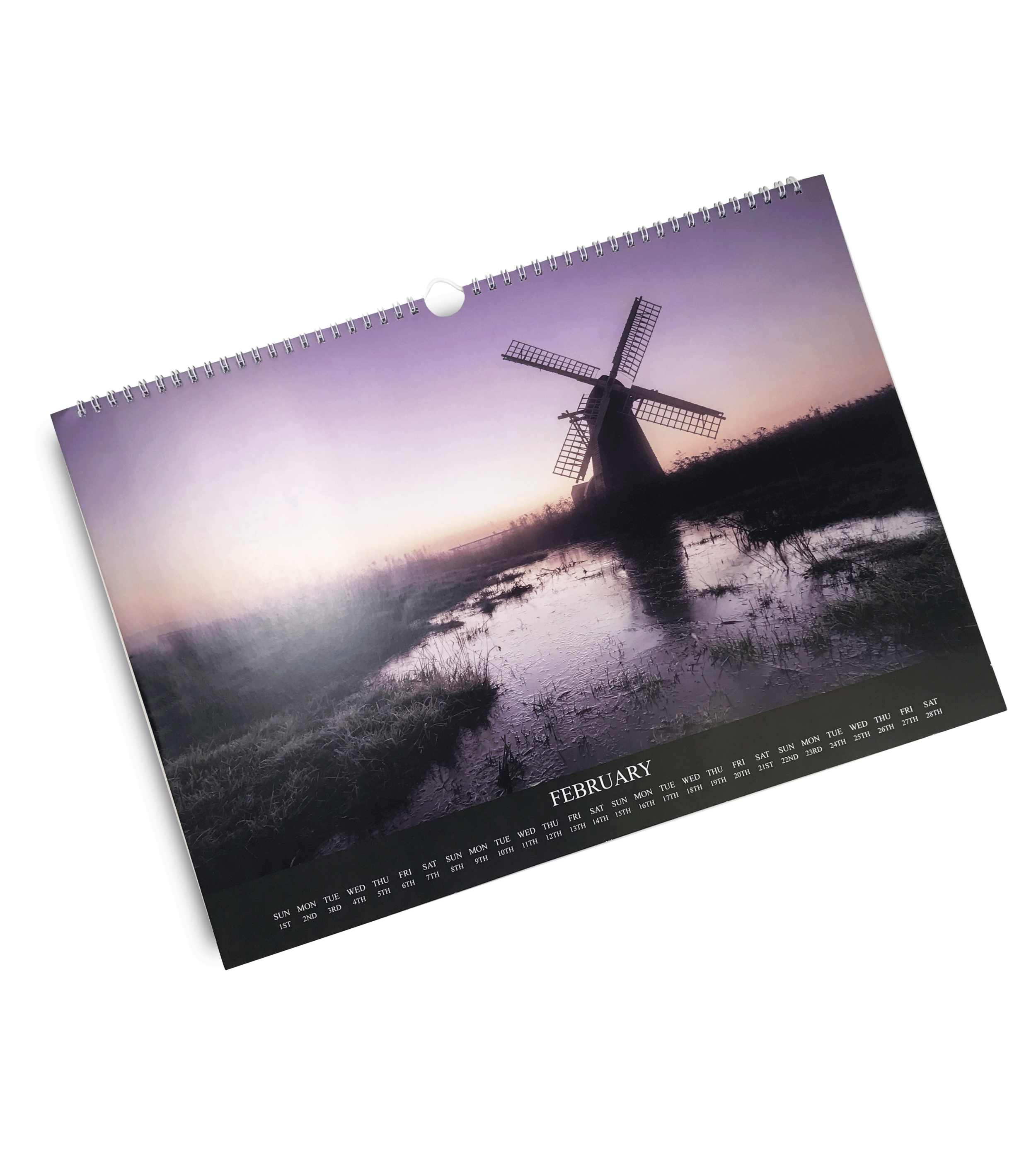 Printed A4 Wall Hanging Calendar