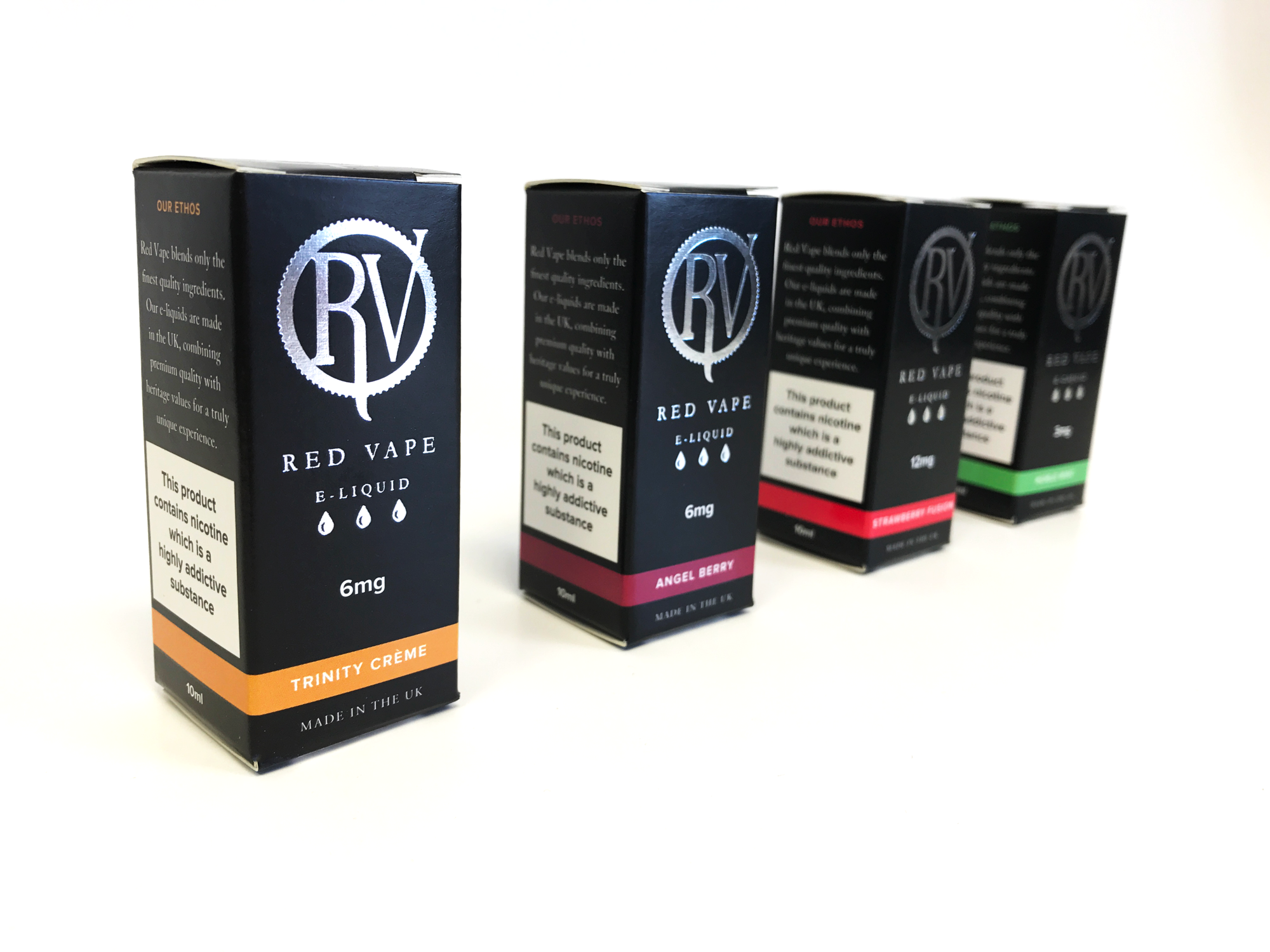 Red Vape E Liquid Packaging MJ Print Solutions Ltd Red Vape E Liquid Packaging MJ Print Solutions Ltd