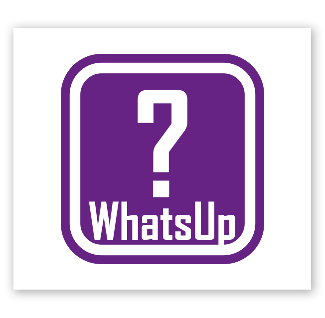 WhatsUp Logo Design for Freedom Factory