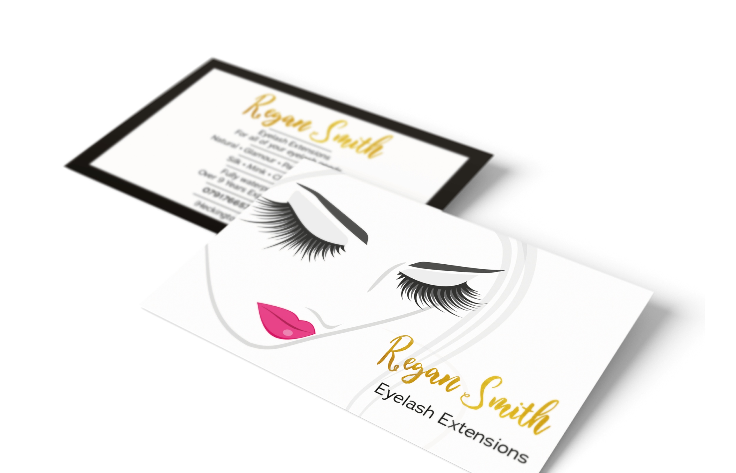 Eyelash Extensions Business Card Design and Print Nottingham (Copy)