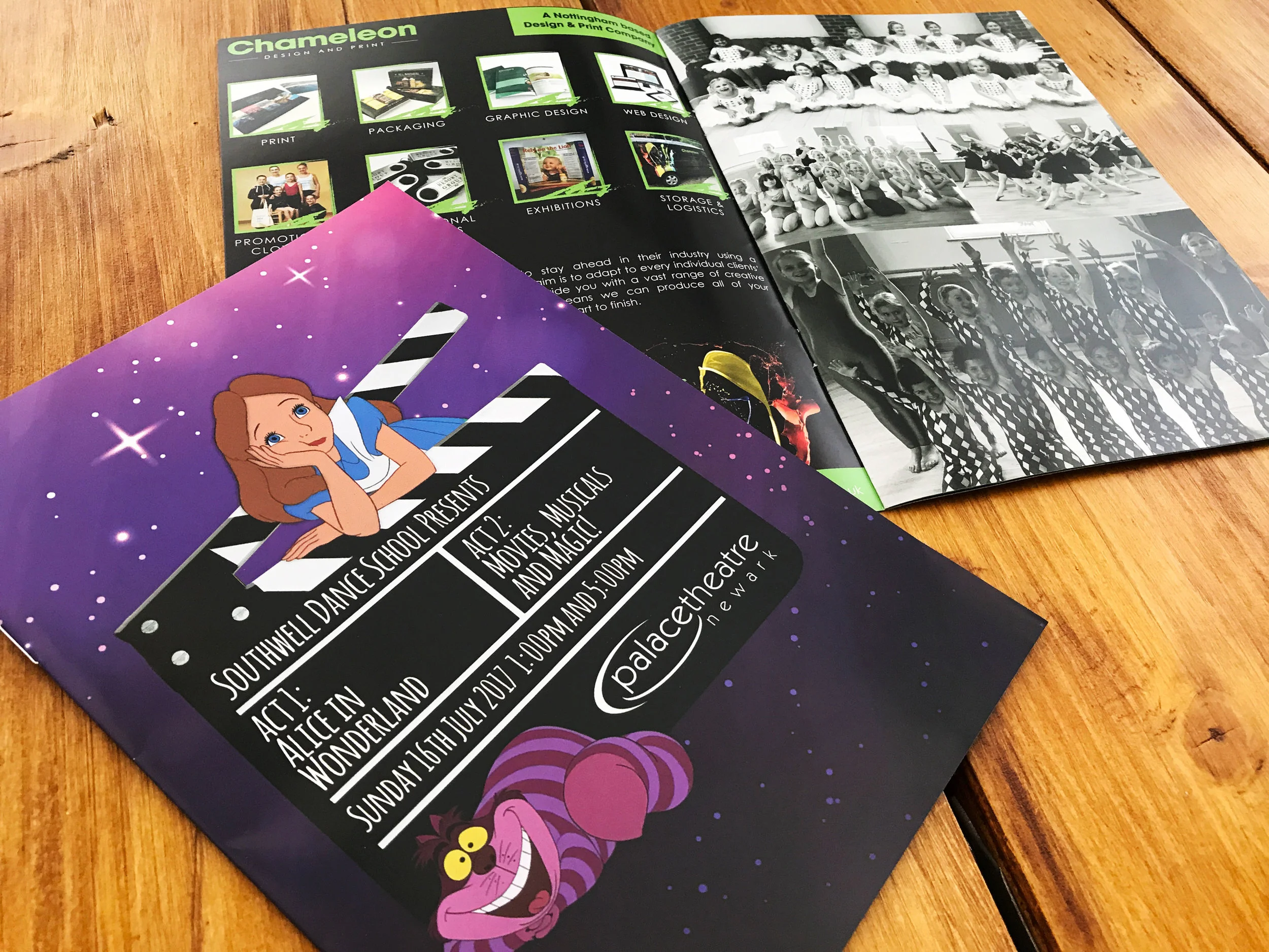 Southwell Dance School Printed Show Programme