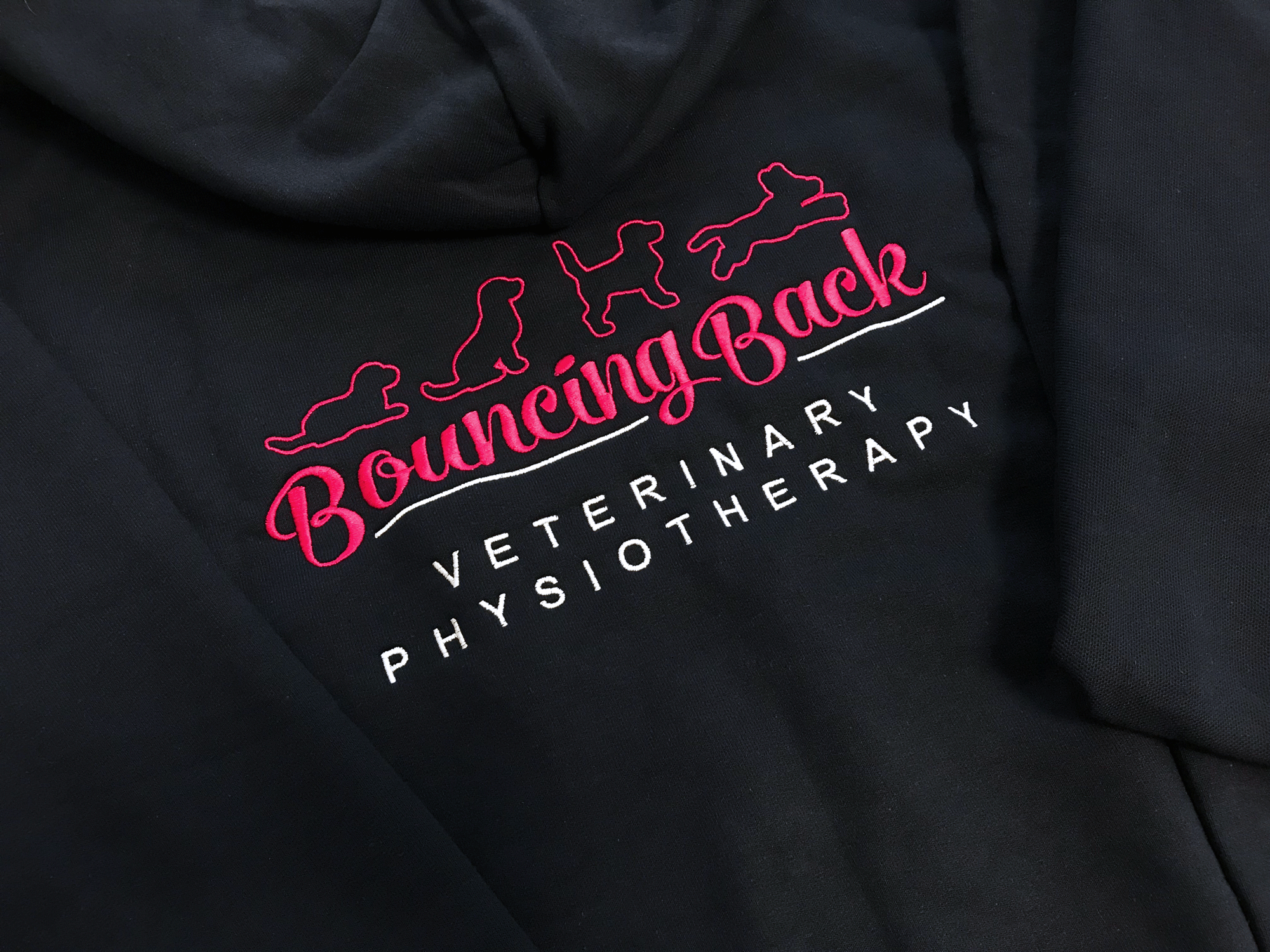 Embroidered Uniform for Bouncing Back Veterinary Physiotherapy