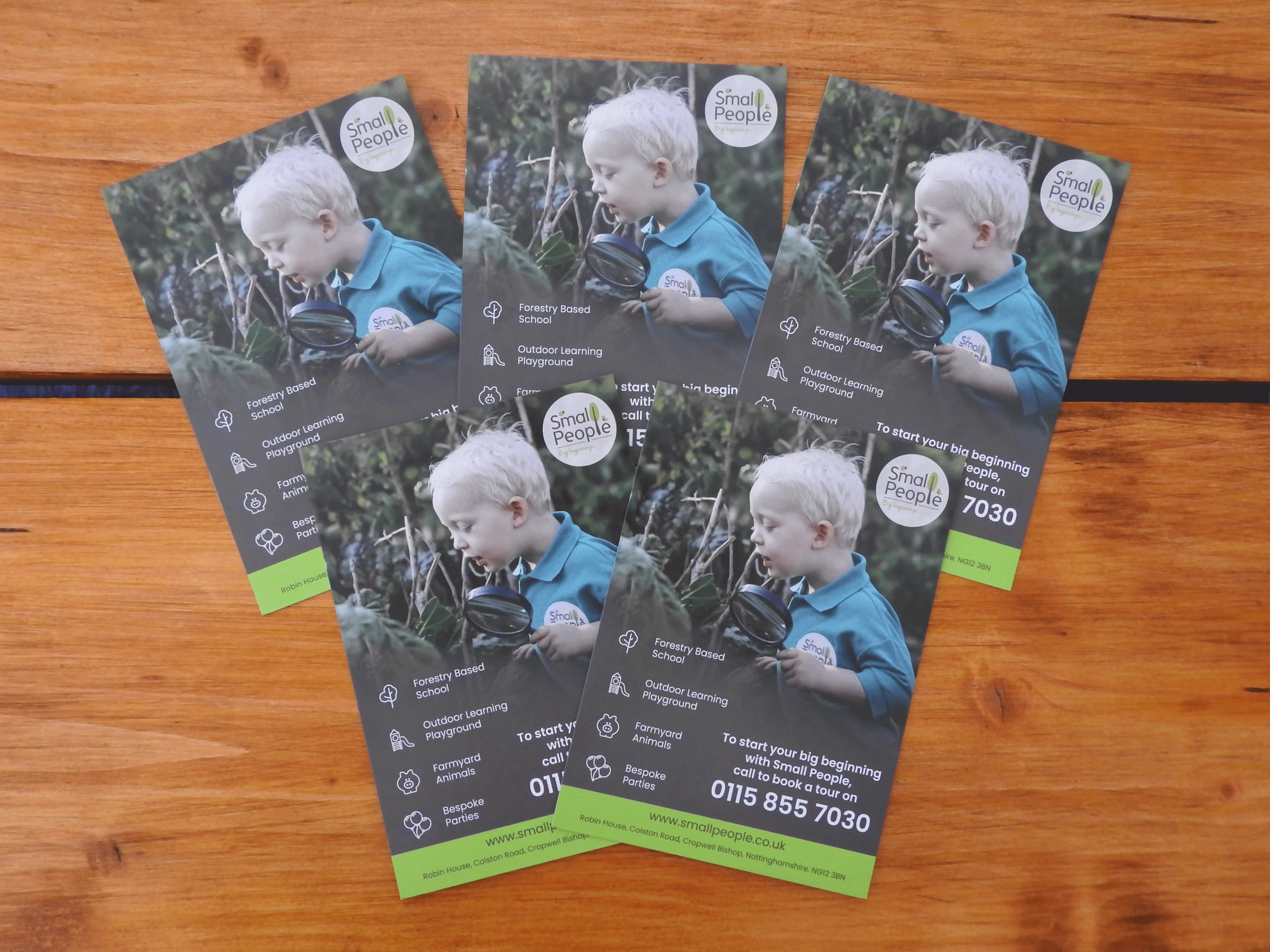 Small People - Design and Print of Flyers