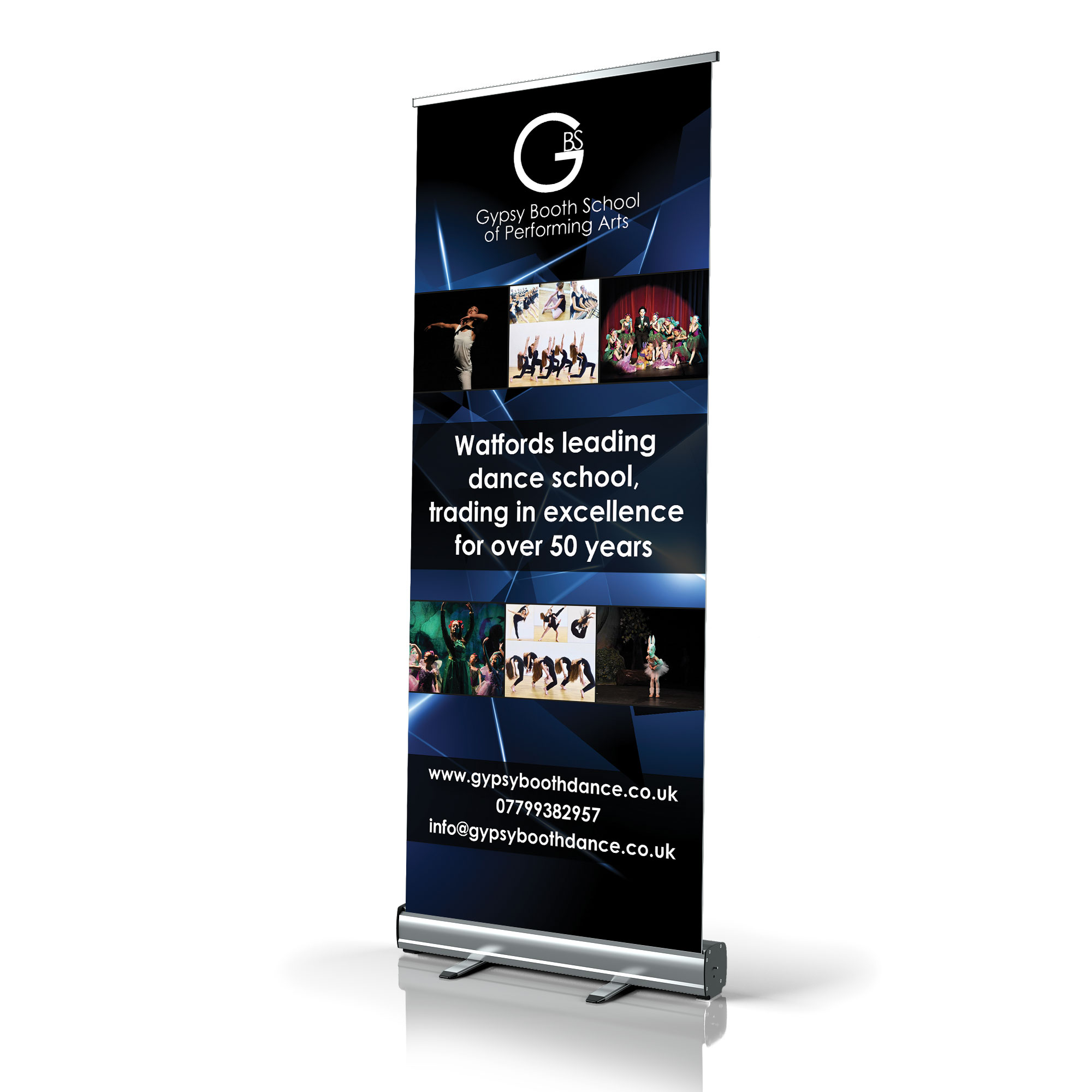 Gypsy Booth Roller Banner Design and Print