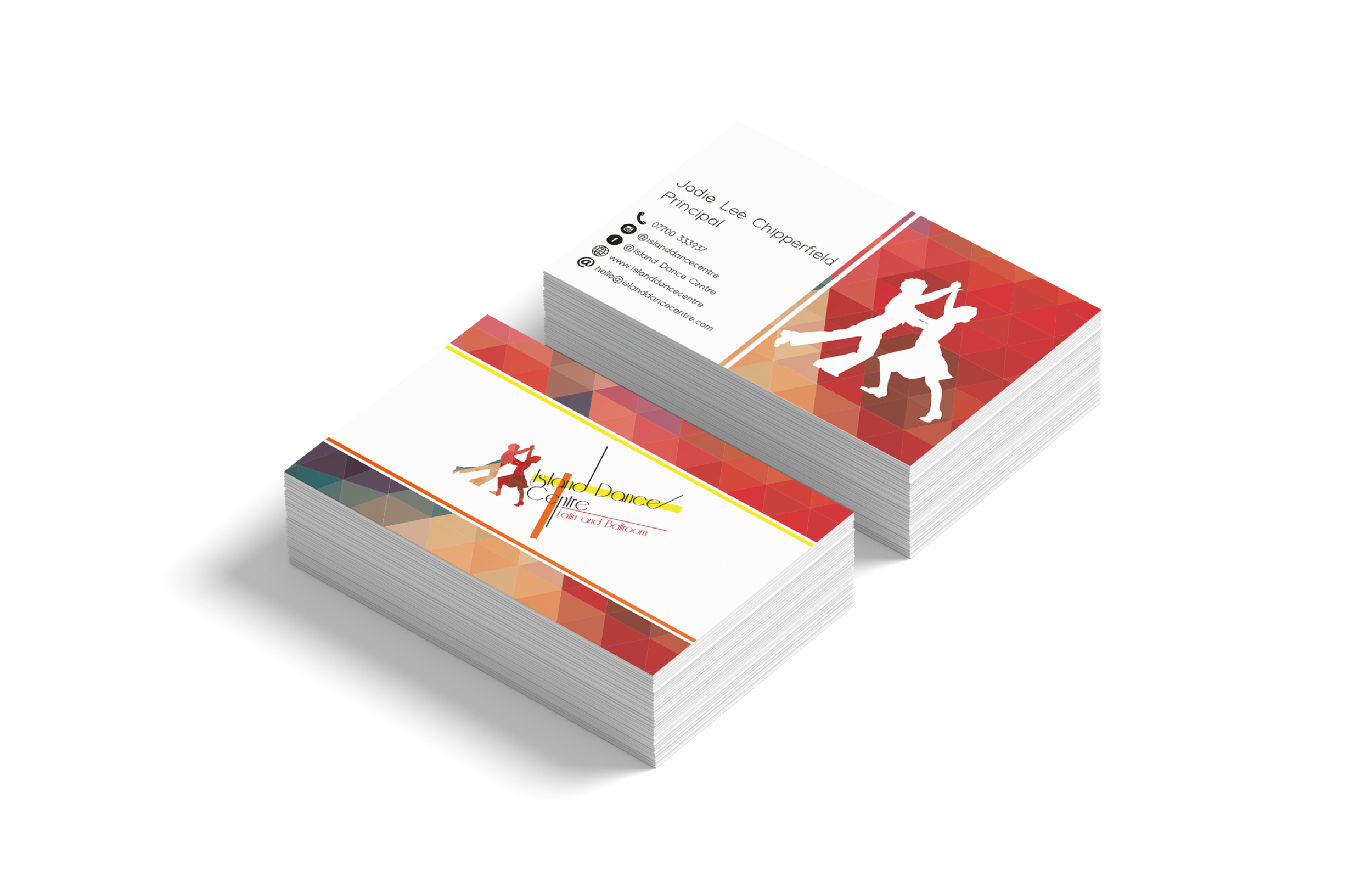 Island Dance Centre Business Card Design and Print (Copy)
