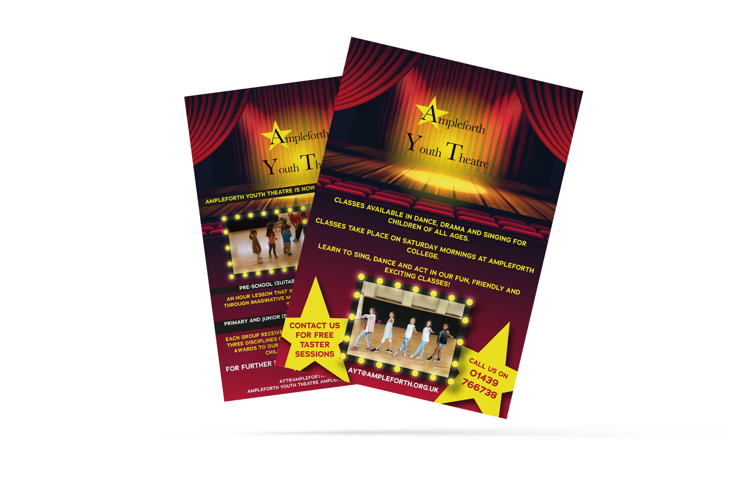 Ampleforth Youth Theatre Design and Print of A5 Flyers (Copy)