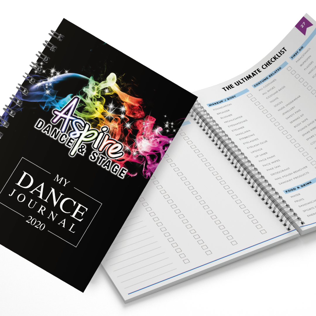 Bespoke Dance Journal for Aspire Dance &amp; Stage School