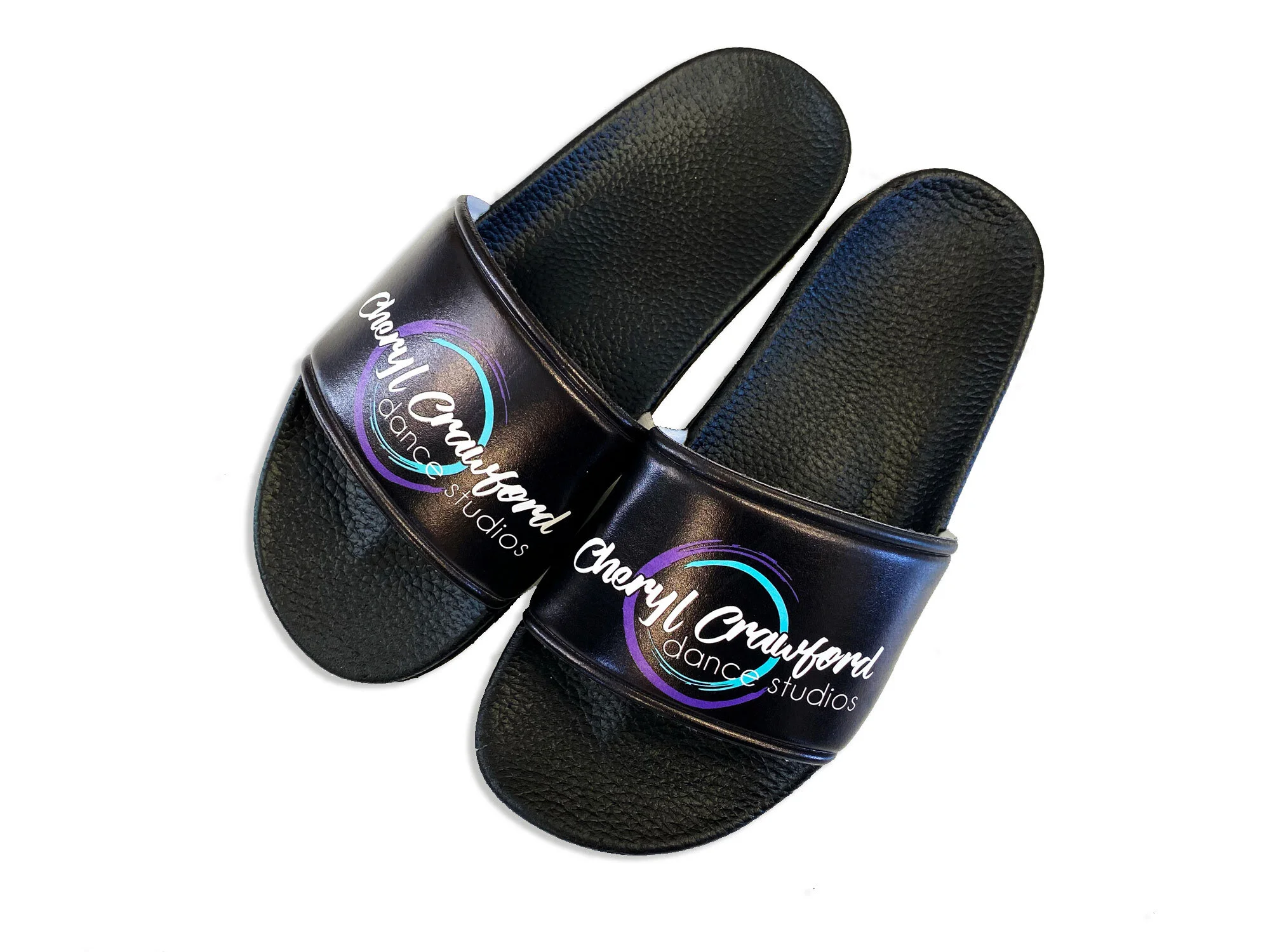 Custom Dance School Printed Sliders - Cheryl Crawford Dance Studios
