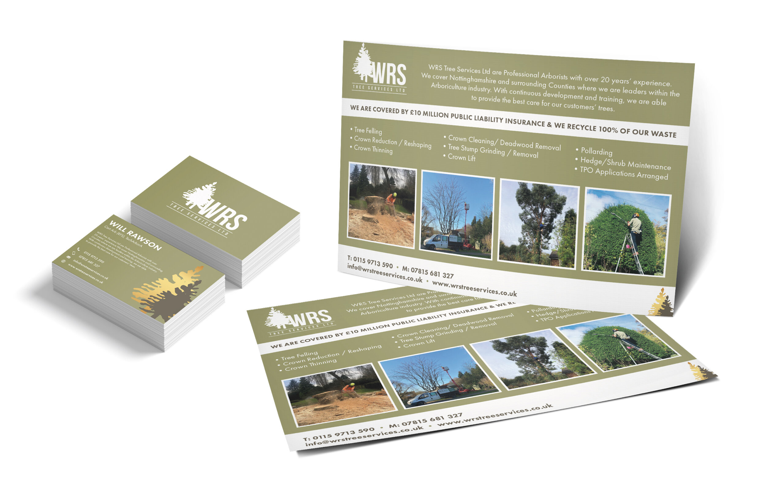 WRS Tree Services Magazine Advert Design (Copy)