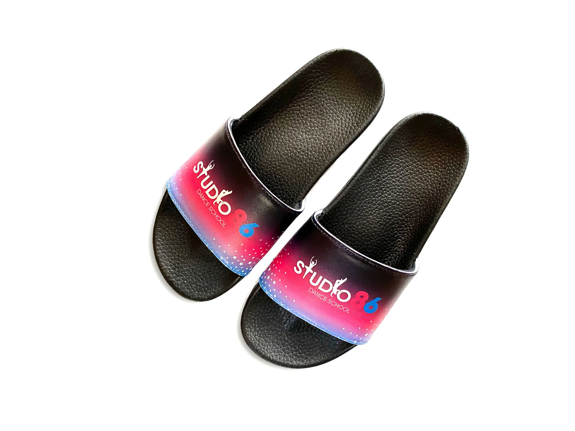 Black, Pink and Blue with Stars - Studio 86 Dance School Custom Sliders