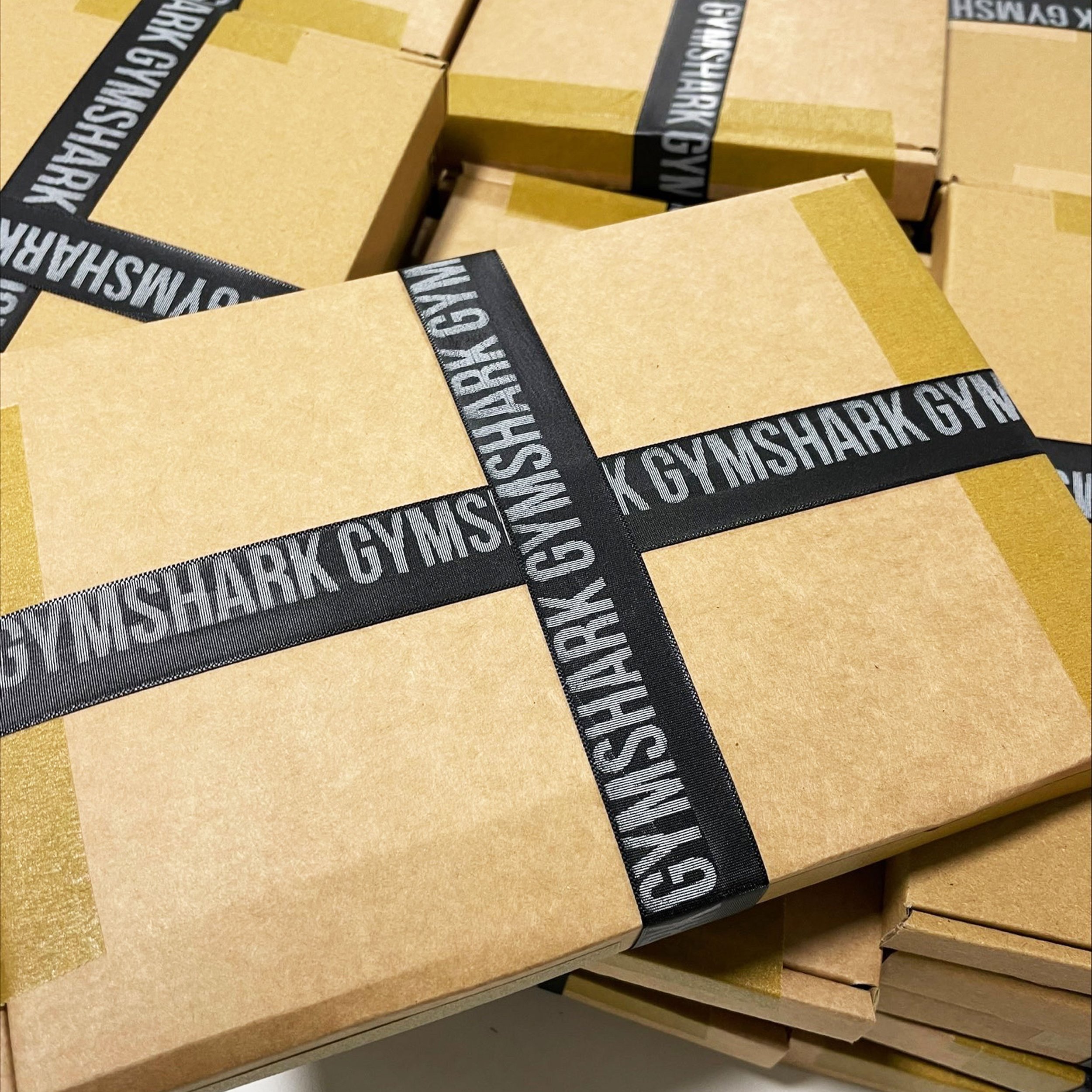 Gymshark branded corporate sweet boxes