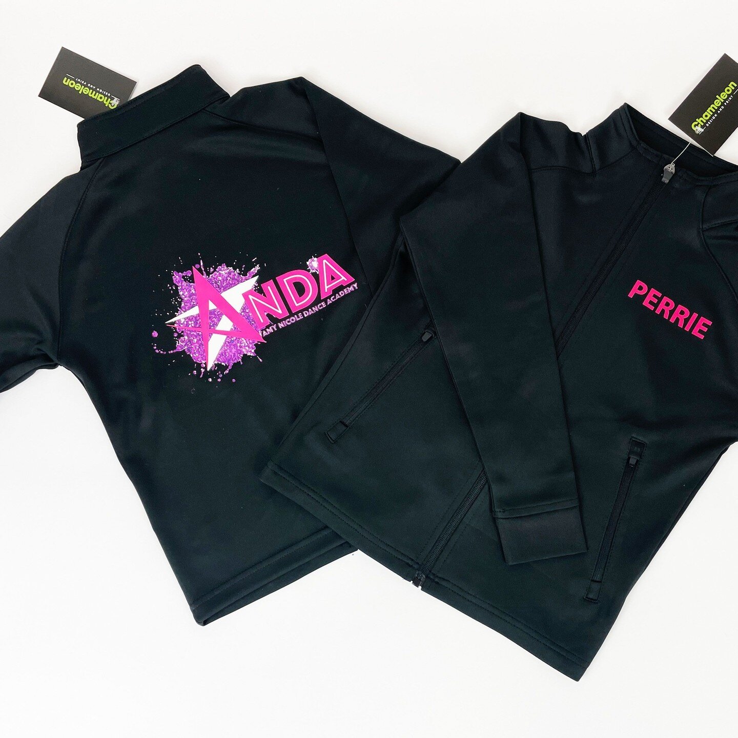 A vibrant printed uniform for the Amy Nicole Dance Academy today @andanceacademy - A bold colourful logo on all of their garments, bags and dance gear! Professionally printed by Chameleon as part of our Dance Uniform service. 

Find out more through 