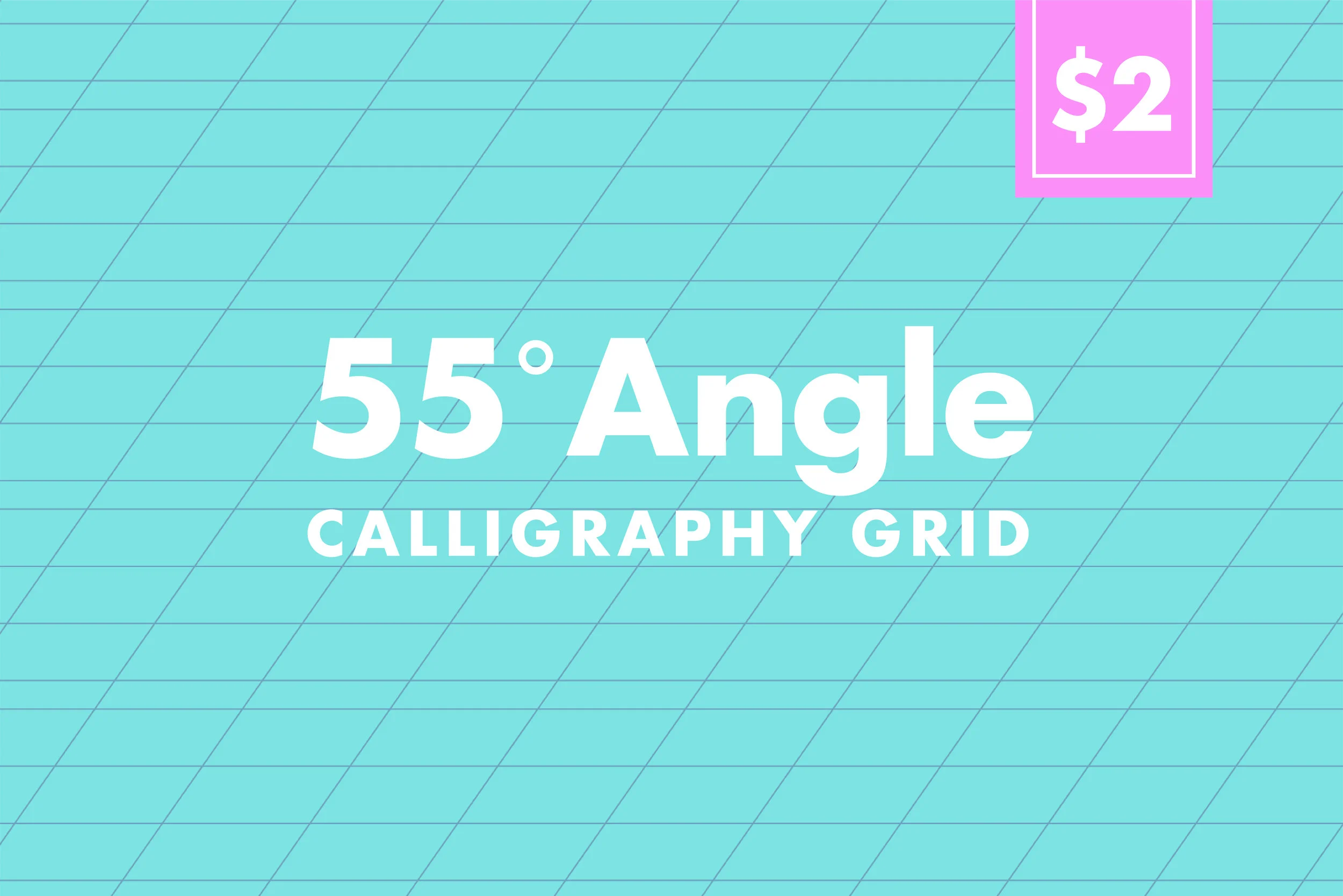 55° Calligraphy Grid