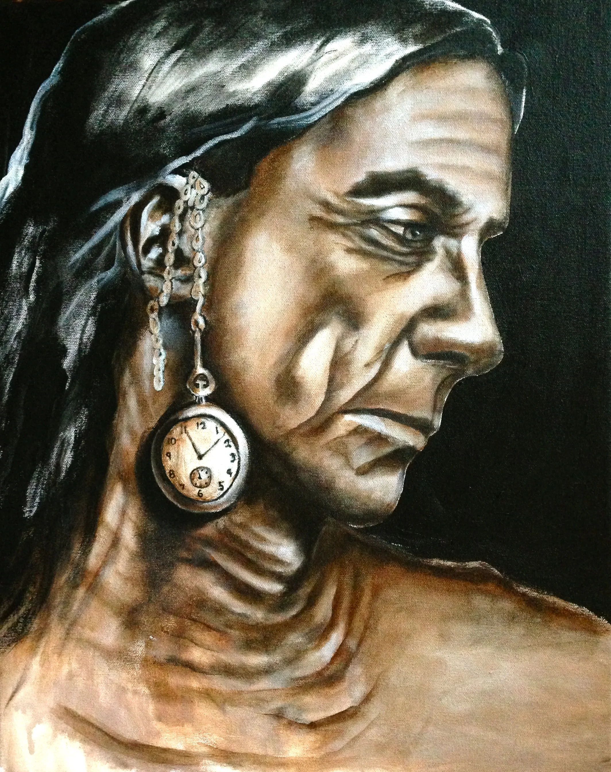 Iggy Pop, 2014Acrylic on canvas