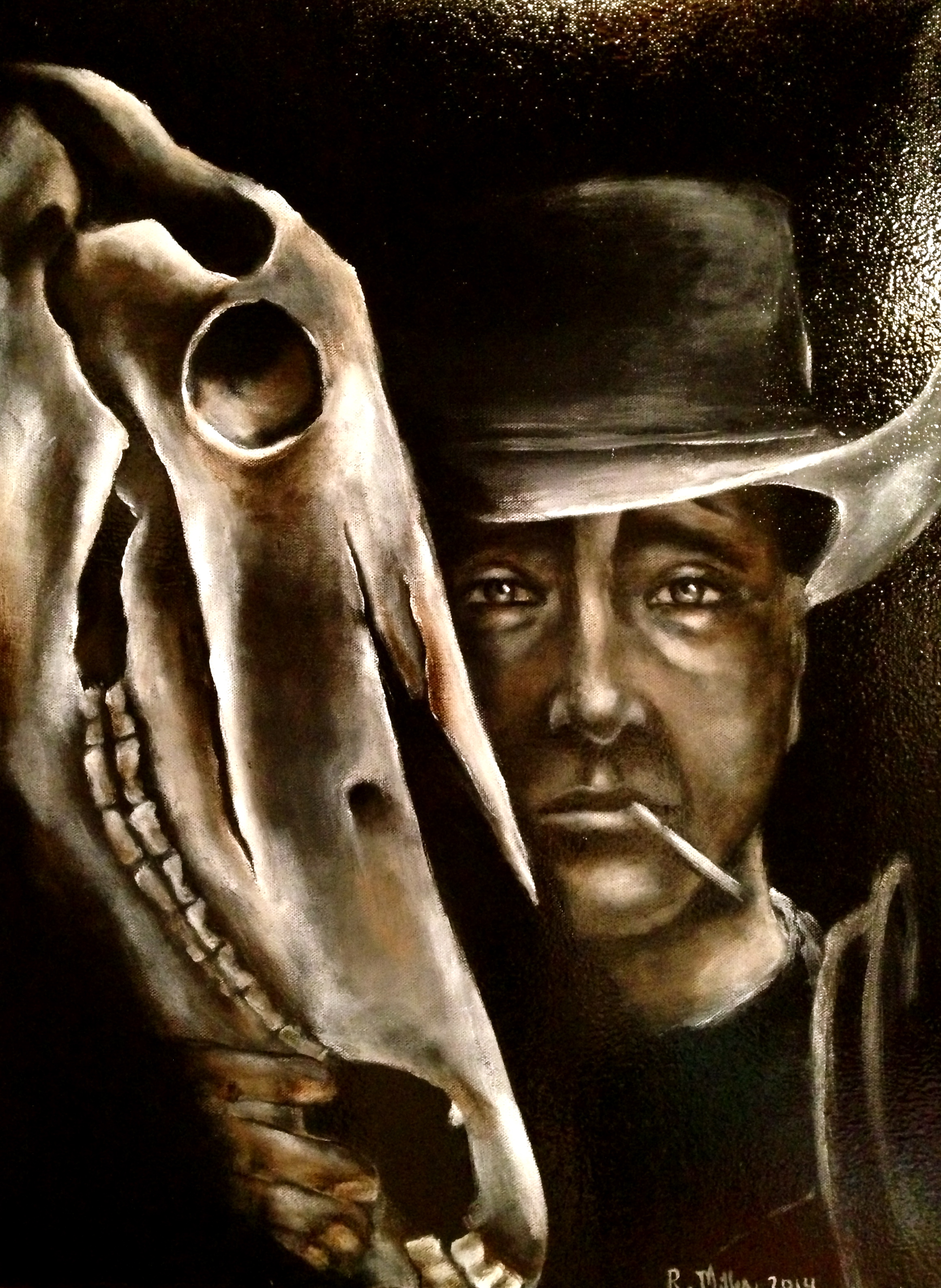 Cavallo Spirito, 2014 Acrylic & oil on canvas
