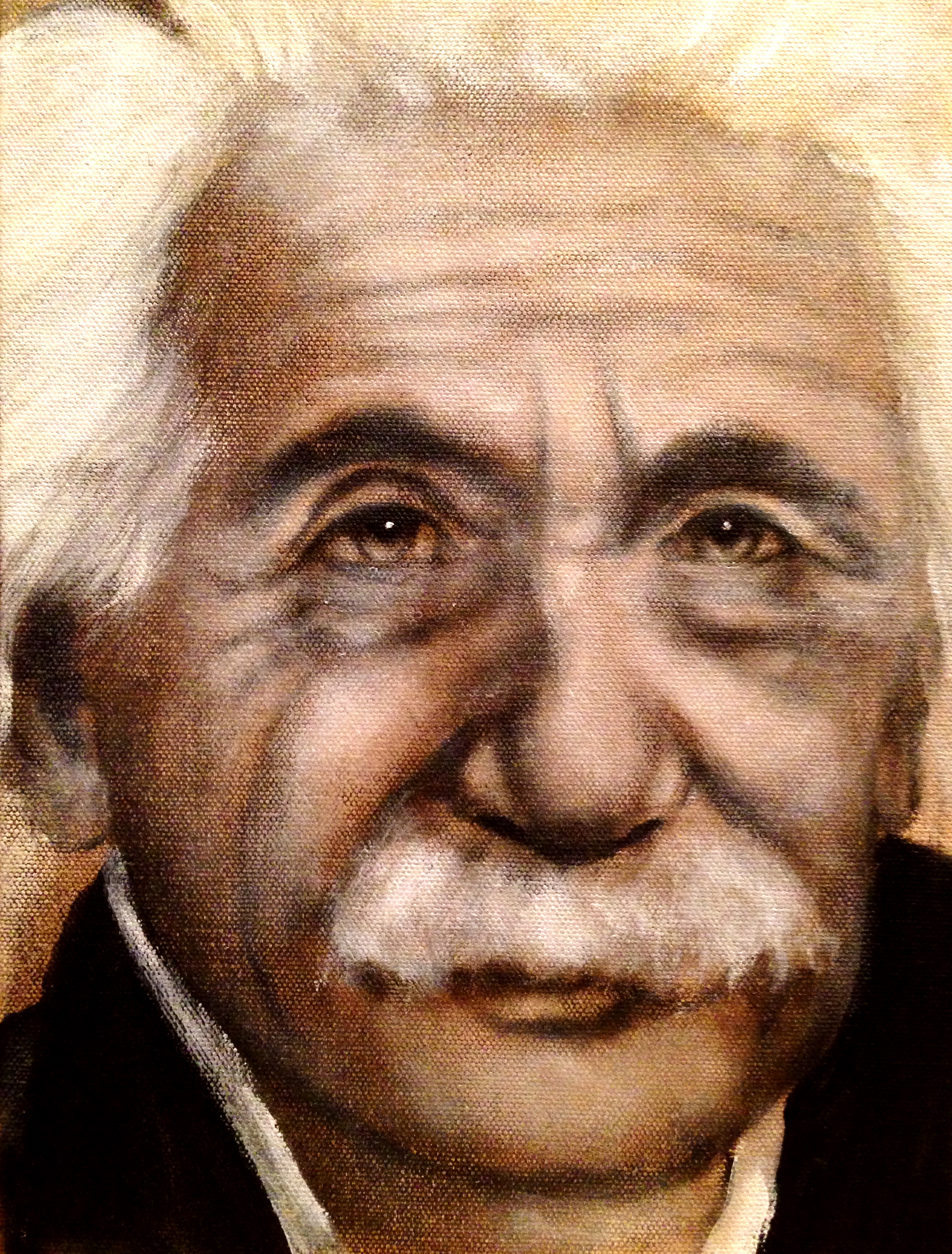 Albert Einstein, 2015 Acrylic & oil on canvas