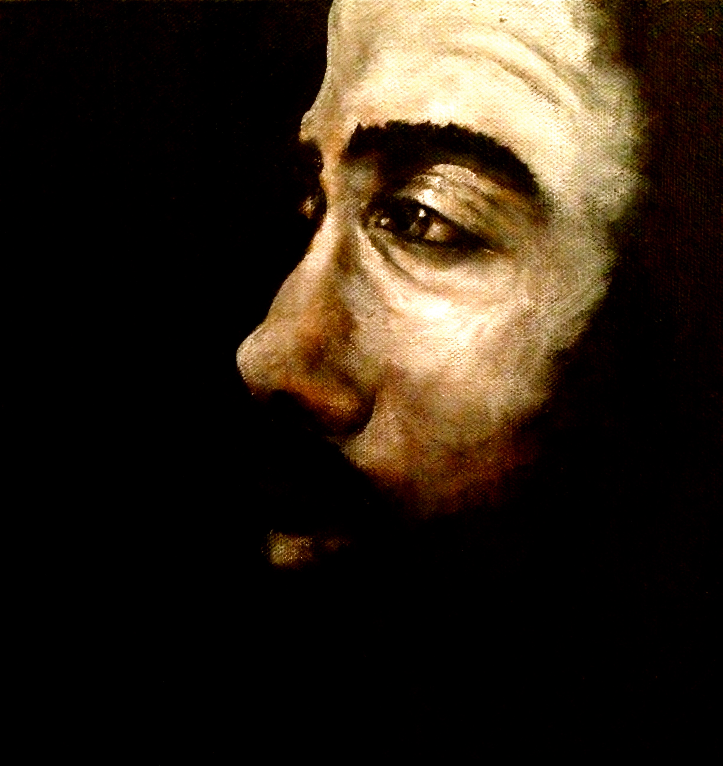 Stoic Man, 2015 Acrylic on canvas
