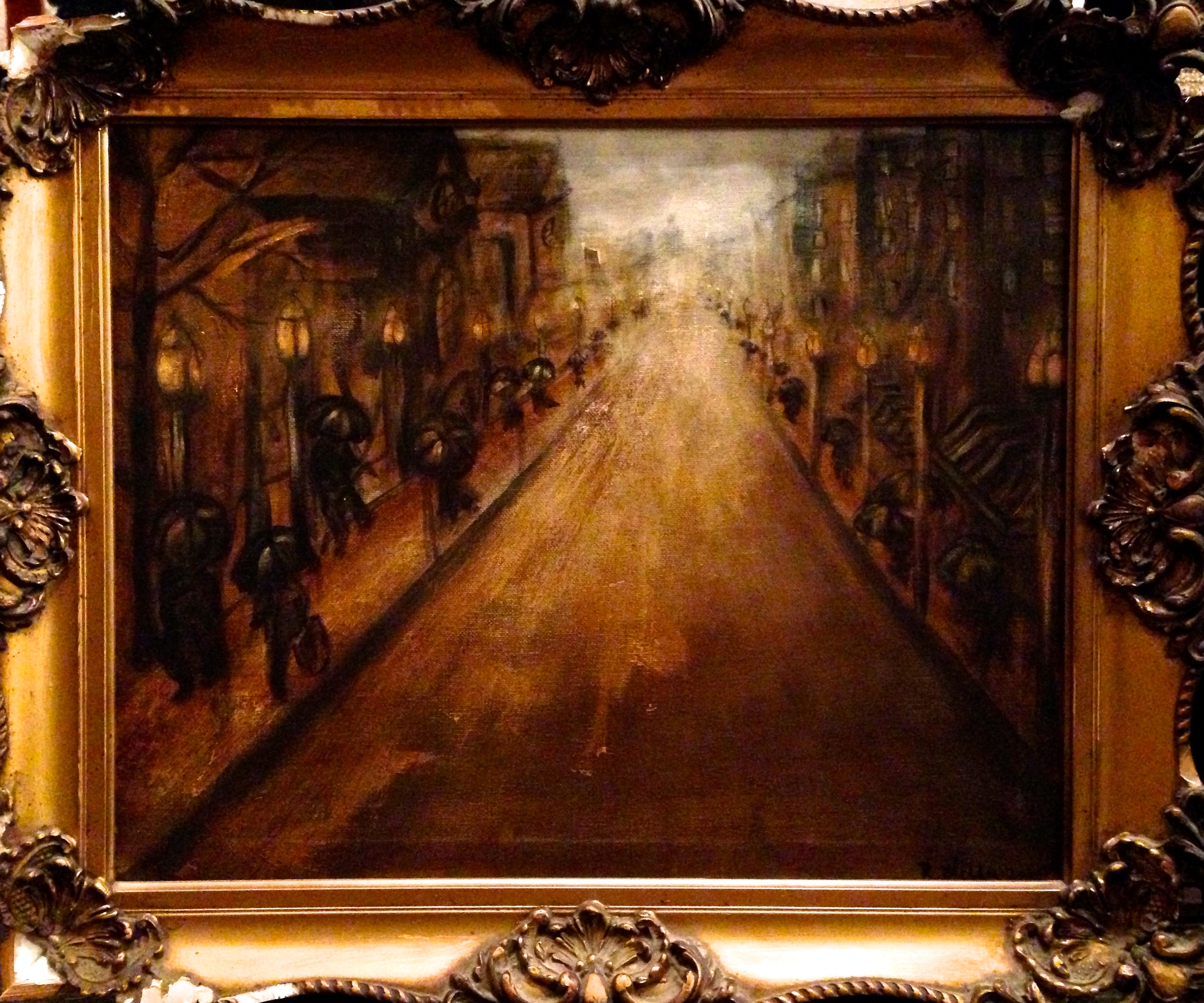 (framed)Turn Of The Century, 2015 Acrylic & oil on canvas