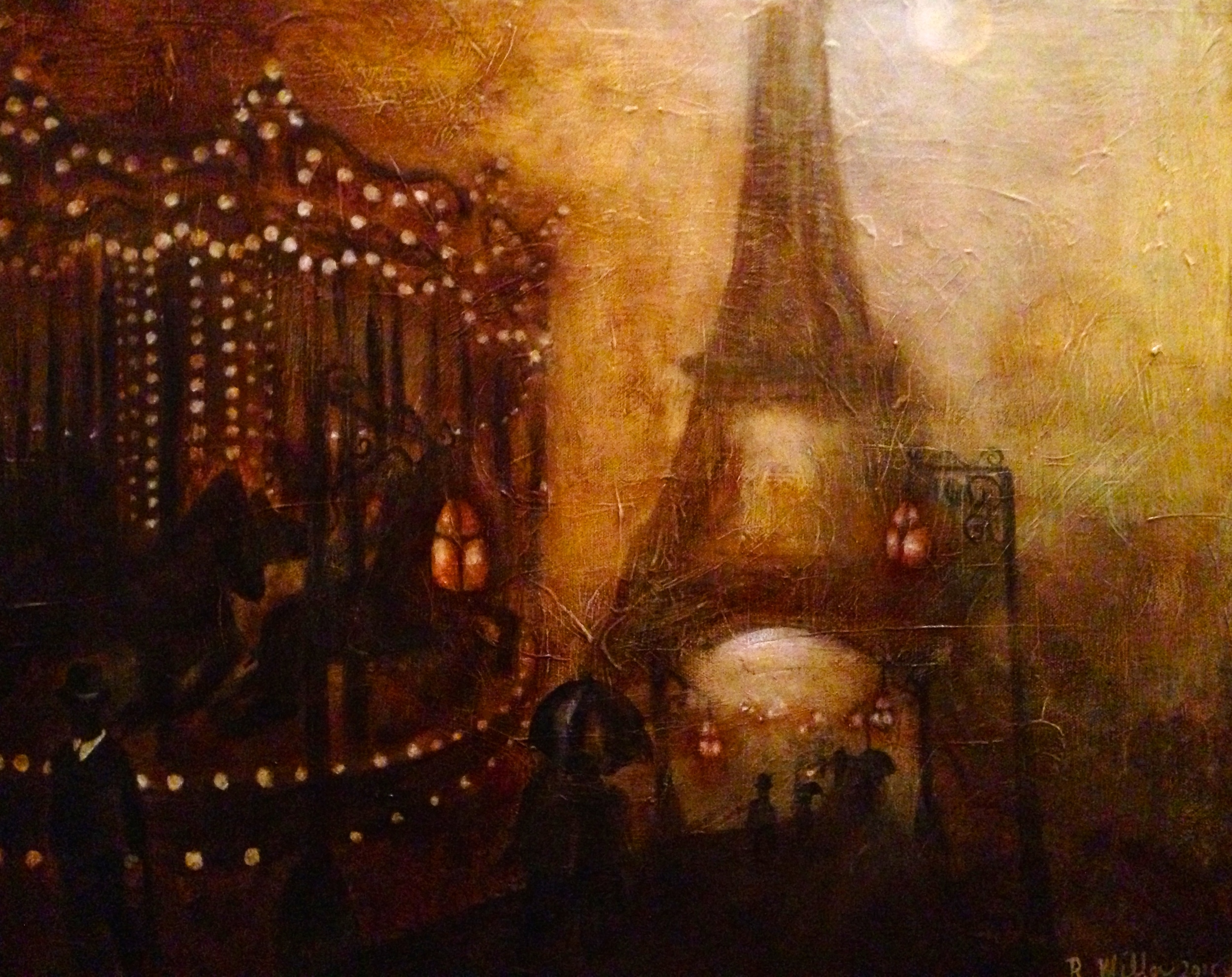 A Walk in Time, 2015 Acrylic & oil on canvas