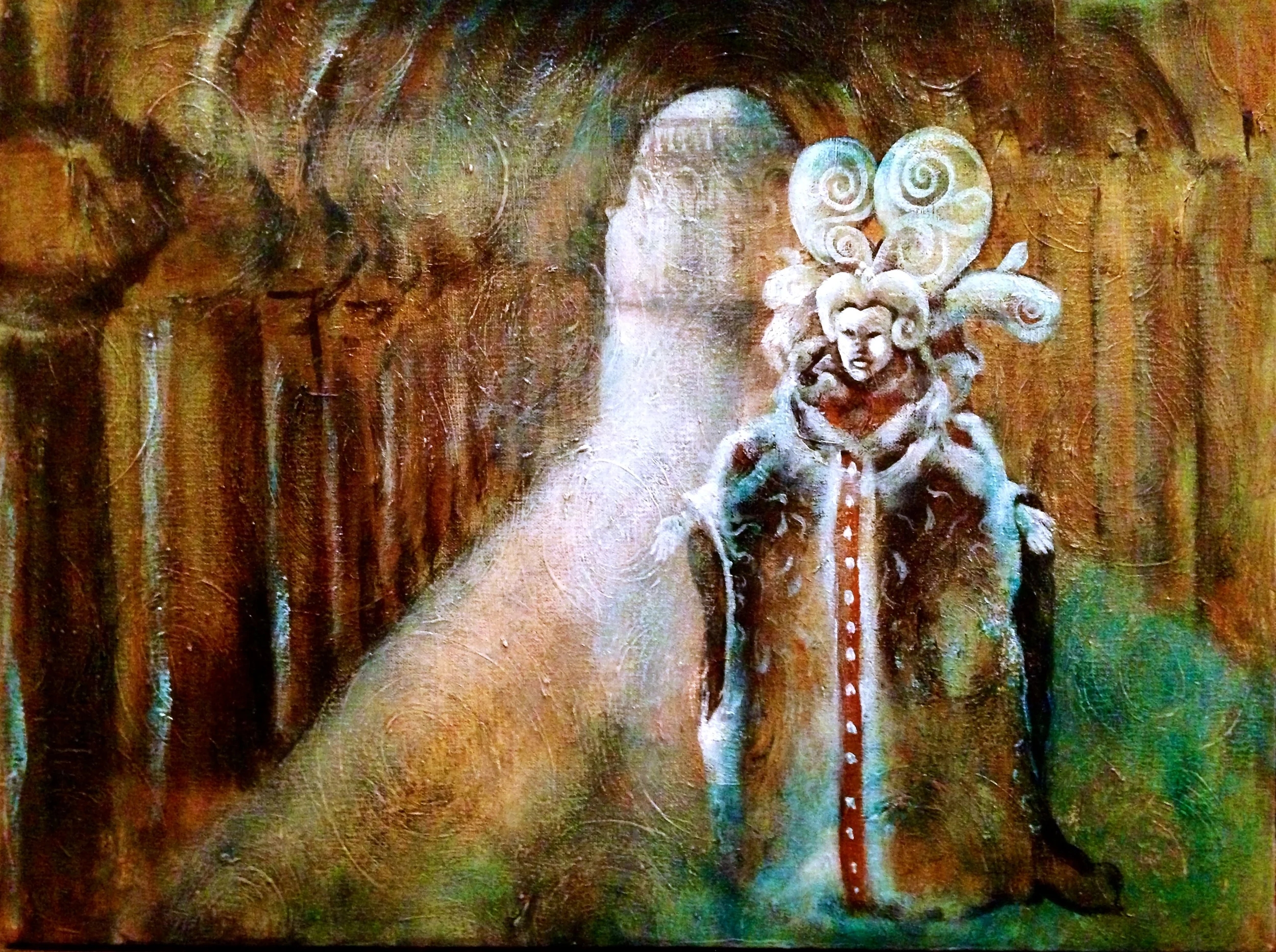 (framed)Welcome to Venice, 2015Acrylic & oil on canvas